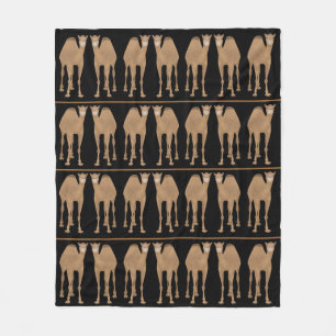Camels Fleece Blanket