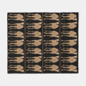 Camels Fleece Blanket (Vorderseite (Horizontal))