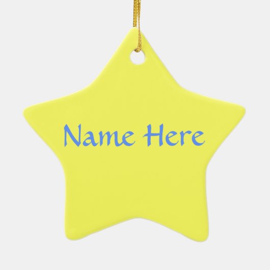 CAMELS GIFTS UND DREI WISSENE MÄNNER: Sternschmuck Keramikornament (Hinten)