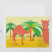Camels Illustration Einladung (Vorne/Hinten)