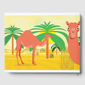 Camels Illustration Gästebuch (Rückseite)
