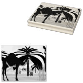 Camels Illustration Gummistempel (Stempel)