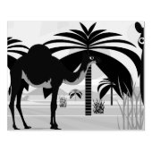 Camels Illustration Gummistempel (Prägung)