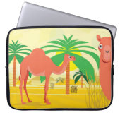 Camels Illustration Laptopschutzhülle (Vorderseite)