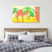 Camels Illustration Leinwanddruck (Insitu (Schlafzimmer))