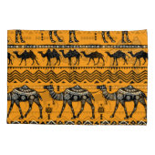 Camels Illustration Nahtloses Muster. Kissenbezug (Rückseite)