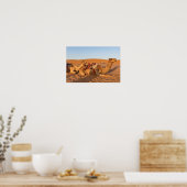 Camels in Oman desert Poster (Küche)