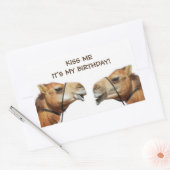 Camels Kissing Funny Sticker (Umschlag)