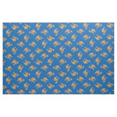 Camels Print Fabric Blue Stoff (Fat Quarter (45,7 x 55,9 cm))