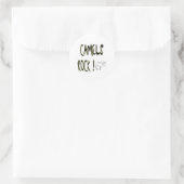 Camels Rock! Aufkleber (Tasche)