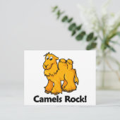 Camels Rock! Postkarte (Stehend Vorderseite)