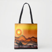 Camels Tote Bag Tasche (Vorderseite)