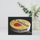 Camembert Cheese Box Postkarte (Stehend Vorderseite)