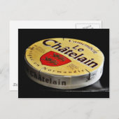 Camembert Cheese Box Postkarte (Vorne/Hinten)