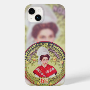 Camembert Cheese, Vintages französisches Label. Case-Mate iPhone 14 Plus Hülle