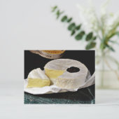 Camembert Käse Postkarte (Stehend Vorderseite)