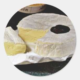 Camembert-Käse Runder Aufkleber