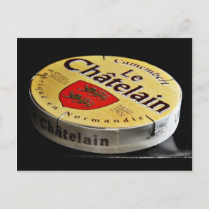 Camembert-Käsebox Postkarte