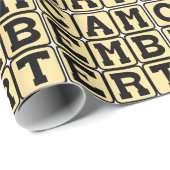 Camembert, Weichkäse Geschenkpapier (Rolleneckpunkt)