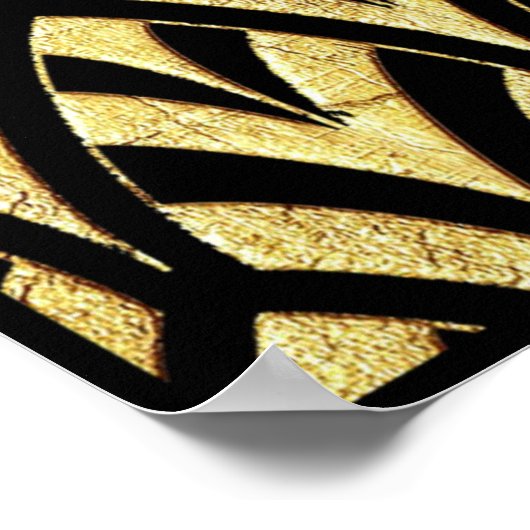 Cameo Art Deco Poster (Ecke)