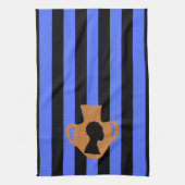 Cameo Blaues Küchentuch (Vertikal)