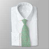 Cameo Green Wedding Keepake Neck Tie Krawatte (Gebunden)