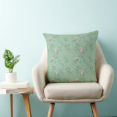 Cameo Green Wedding Keepsake Throw Pillow Kissen (Stuhl )
