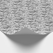 Cameo Lang hellgrau Design Geschenkpapier (Ecke)