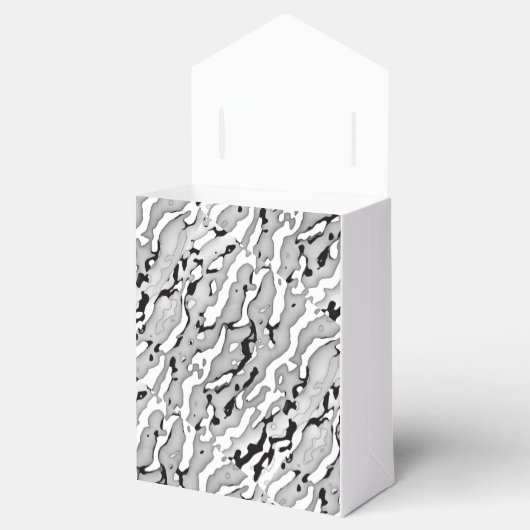 Cameo Lang hellgrau Design Geschenkschachtel (Geöffnet)