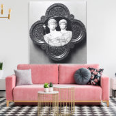 Cameo mit dem Kaiser Honorius und seiner Ehefrau Leinwanddruck (Insitu (Wohnzimmer))