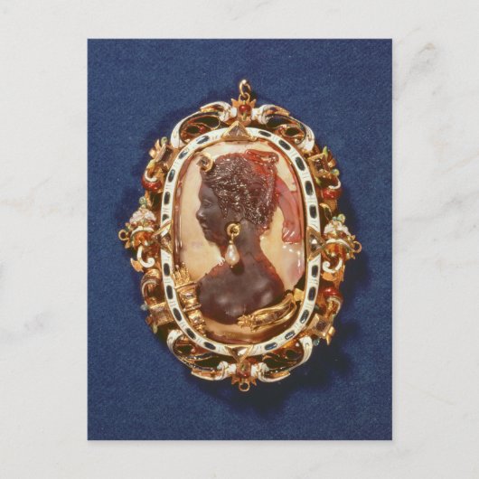 Cameo mit Profil Postkarte (Vorderseite)