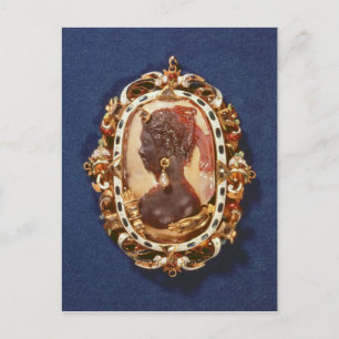 Cameo mit Profil Postkarte