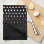 Cameo Pink und White Polka Dot Handtuch (Viertel Falte)