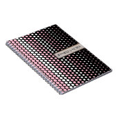 Cameo Pink und White Polka Dot Notizblock (Rechte Seite)