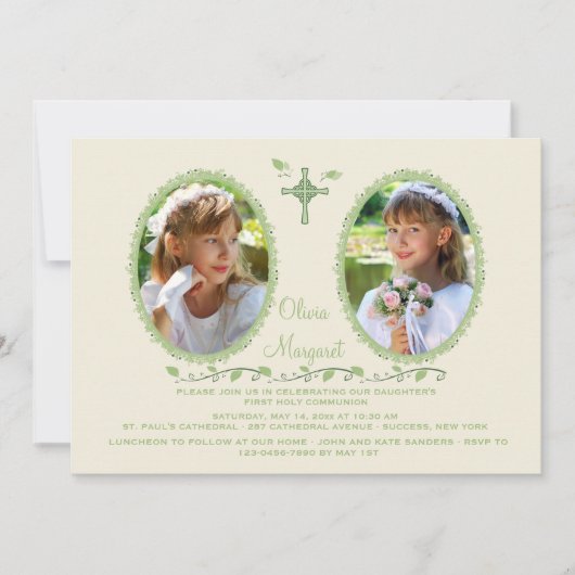 Cameo Religious Einladung (Vorderseite)