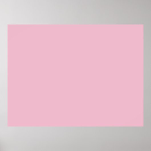 Cameo-Rosa (einfarbig) Poster (Vorne)