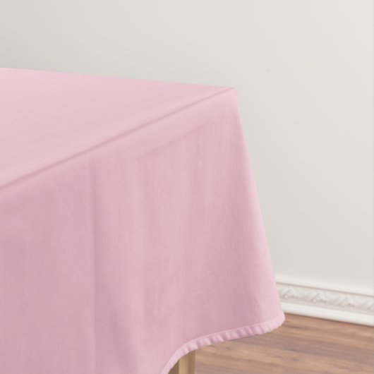 Cameo-Rosa (einfarbig) Tischdecke (Beispiel)