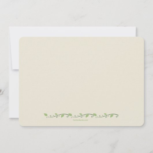 Cameo Siblings Two Foto Religiöse Einladung (Rückseite)