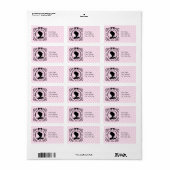 Cameo Sweet 16 Label Adressaufkleber (Vorne)