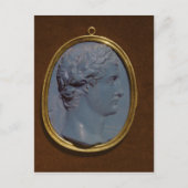 Cameo trägt das Profil von Tiberius Postkarte (Vorderseite)