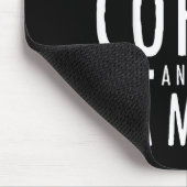 Camera &amp; Coffee - Funny Photography Quote Phot Mousepad (Ecke)