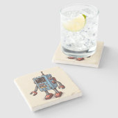 Camera Buddy Marble Untersetzer (Seitenansicht)