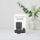 Camera-Business-Card Visitenkarte (Stehend Vorderseite)