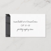 Camera-Business-Card Visitenkarte (Rückseite)