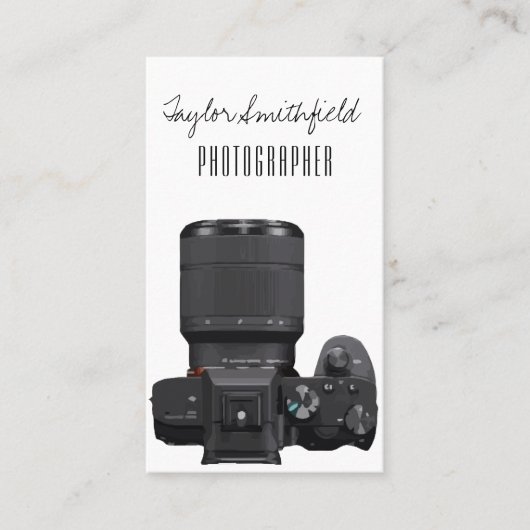 Camera-Business-Card Visitenkarte (Vorderseite)