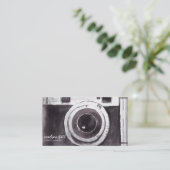 Camera Business Cards | Fotografie Visitenkarte (Stehend Vorderseite)