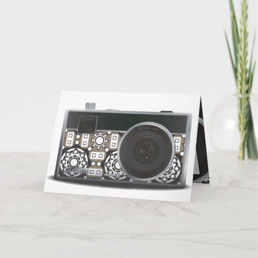 Camera Deko Karte (Vorderseite)