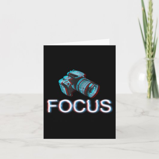 Camera Focus Motivation Karte (Vorderseite)