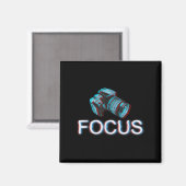 Camera Focus Motivation Magnet (Vorderseite/Rückseite)