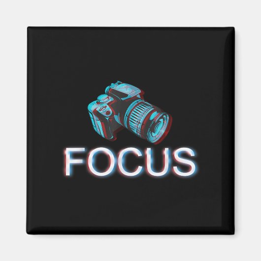 Camera Focus Motivation Magnet (Vorne)